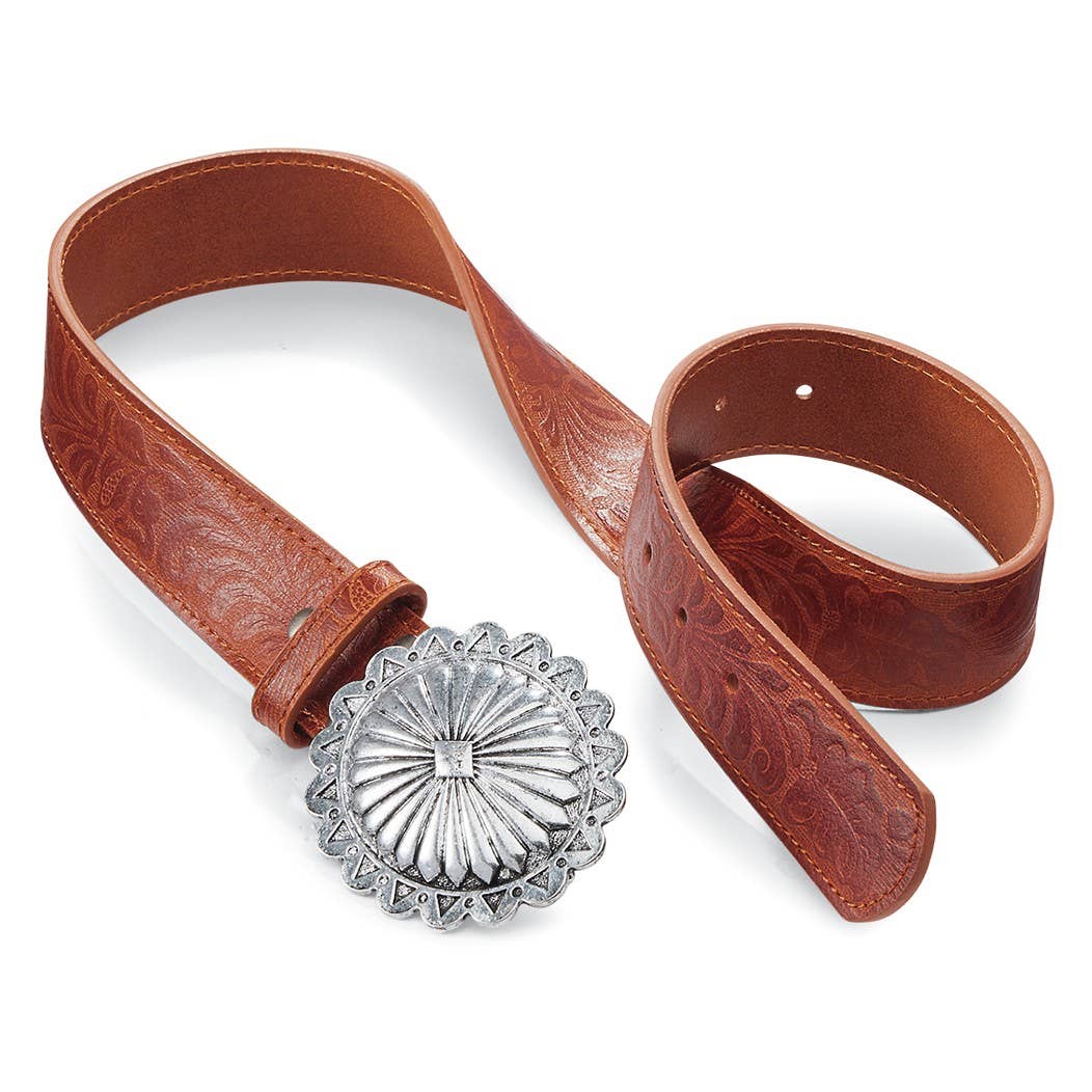 Silver Concho Buckle