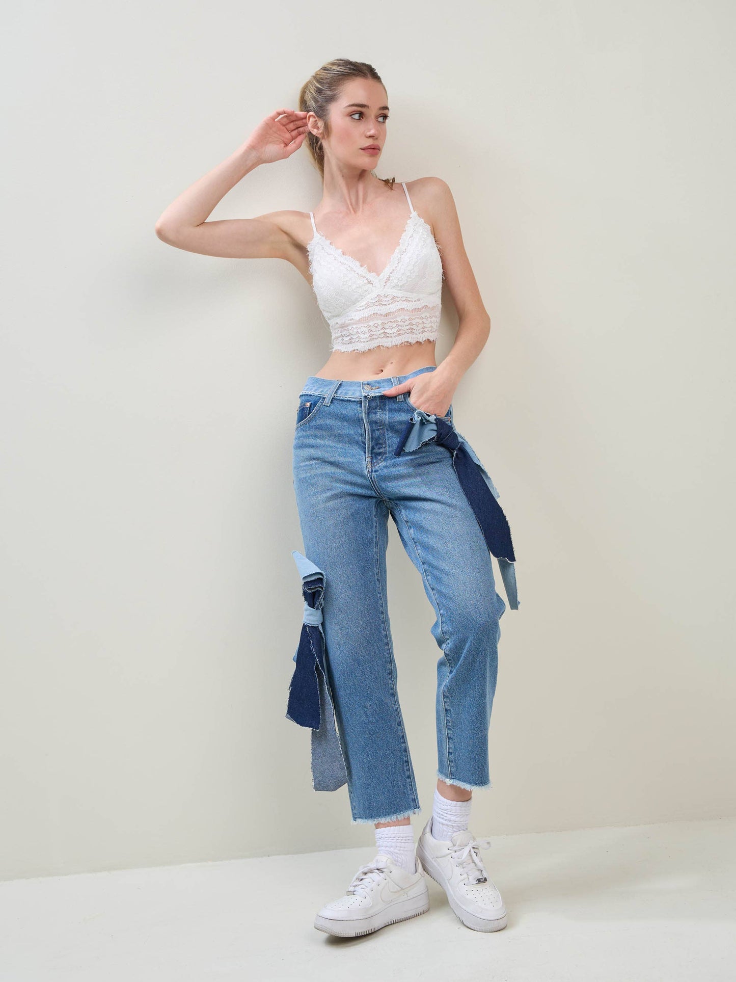 Bralette With Smocked Back