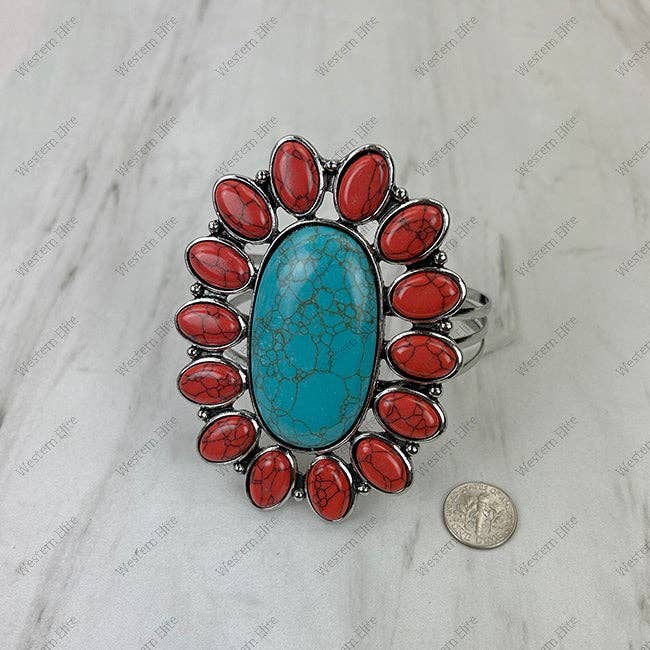 Red And Blue Large Cuff