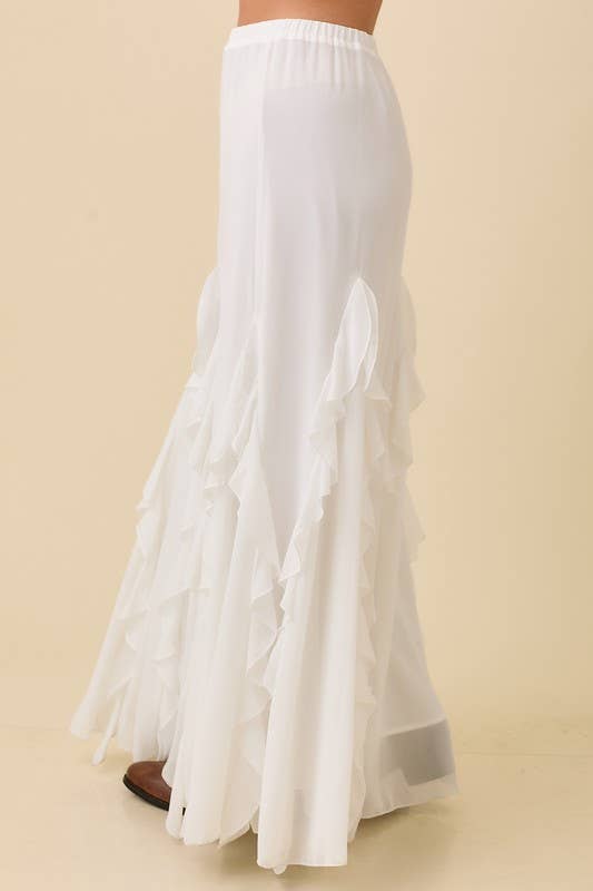 Maxi Ruffle Skirt