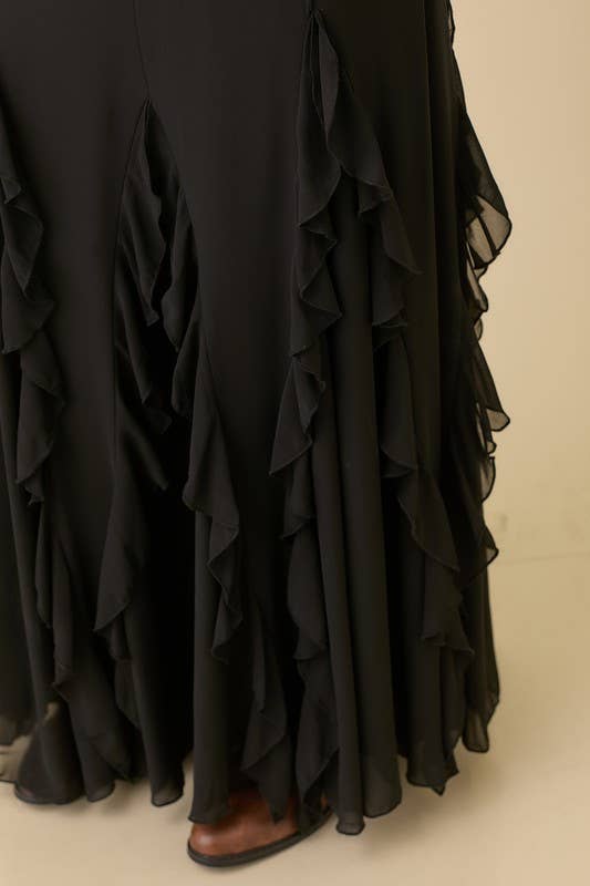 Maxi Ruffle Skirt