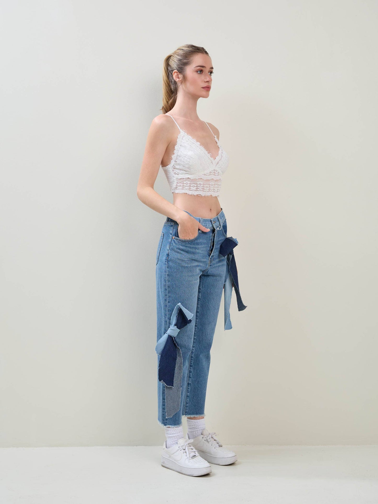 Bralette With Smocked Back