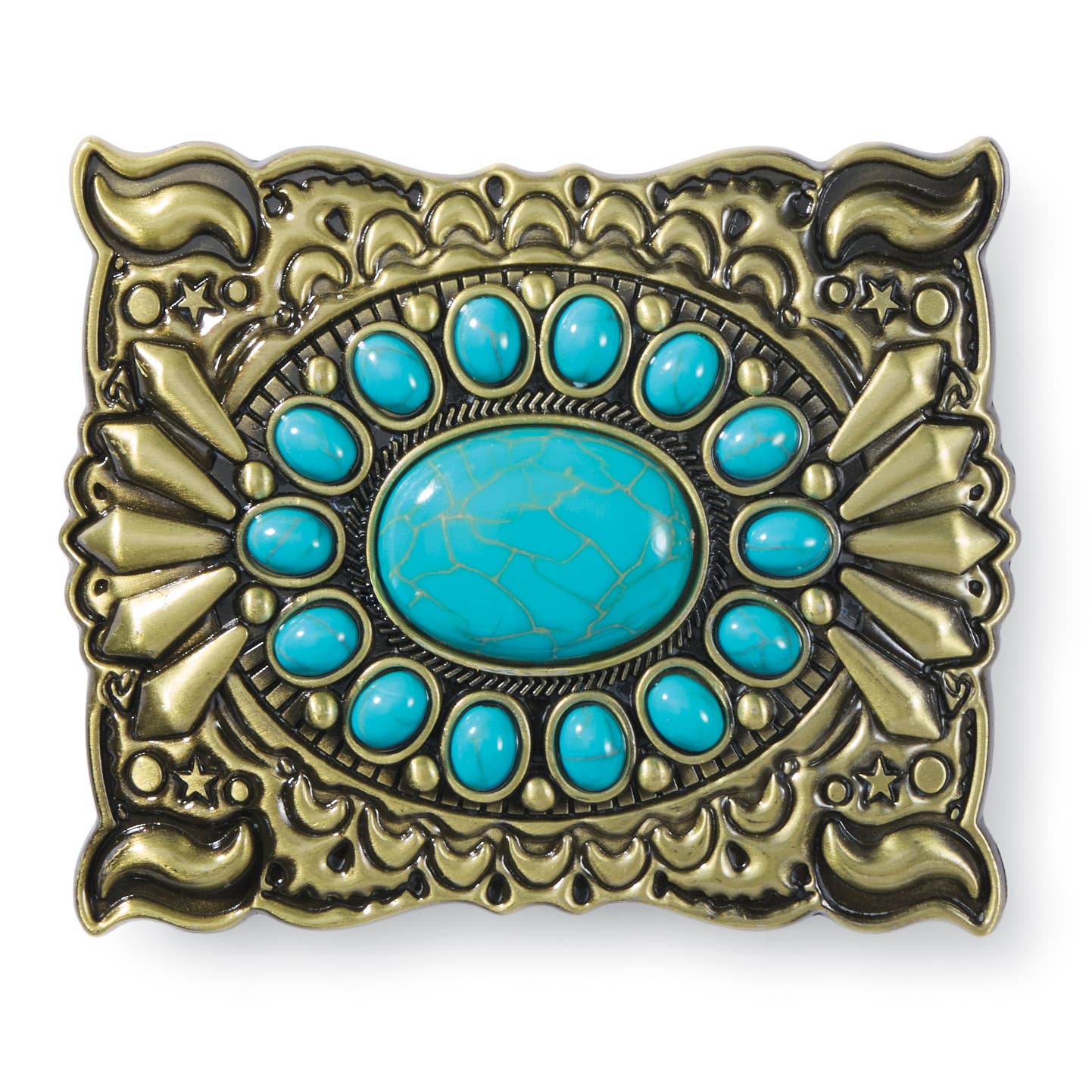 Canyon Gold Stone Buckle