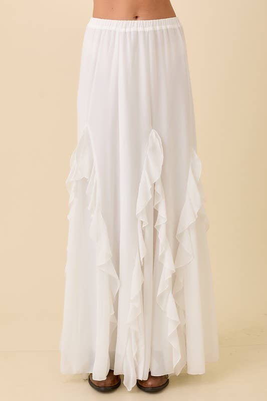 Maxi Ruffle Skirt