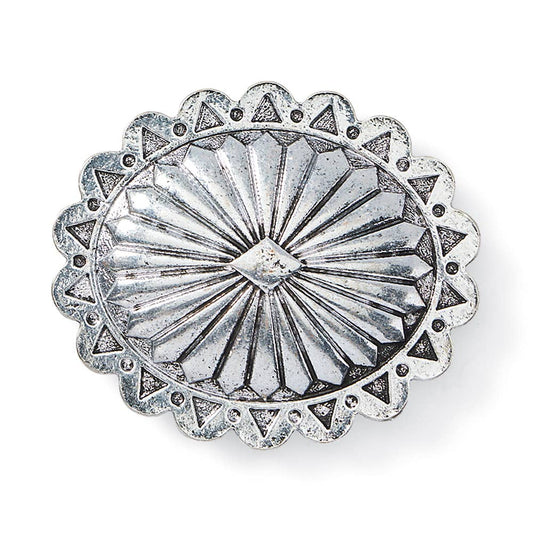 Silver Concho Buckle