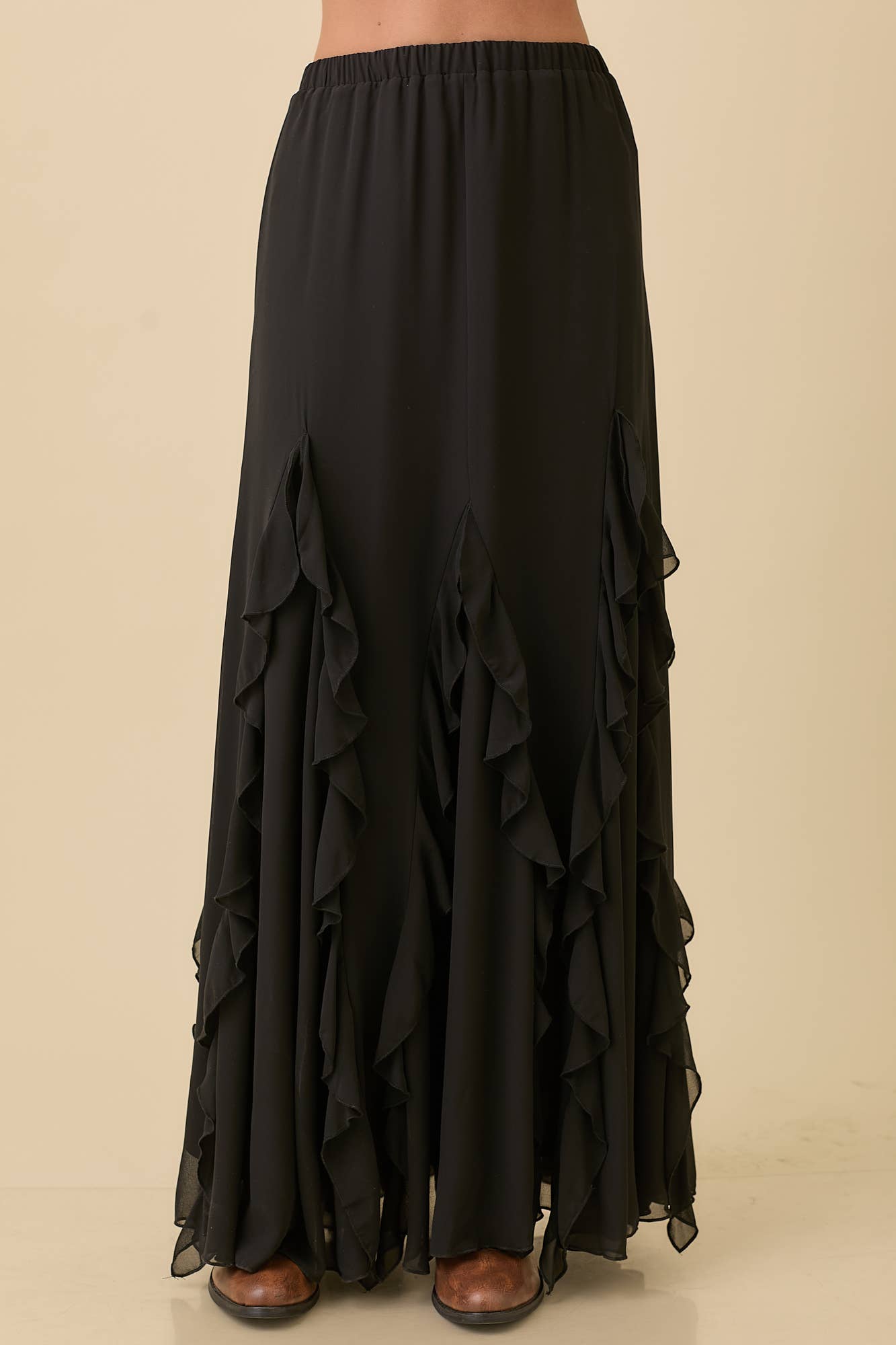 Maxi Ruffle Skirt