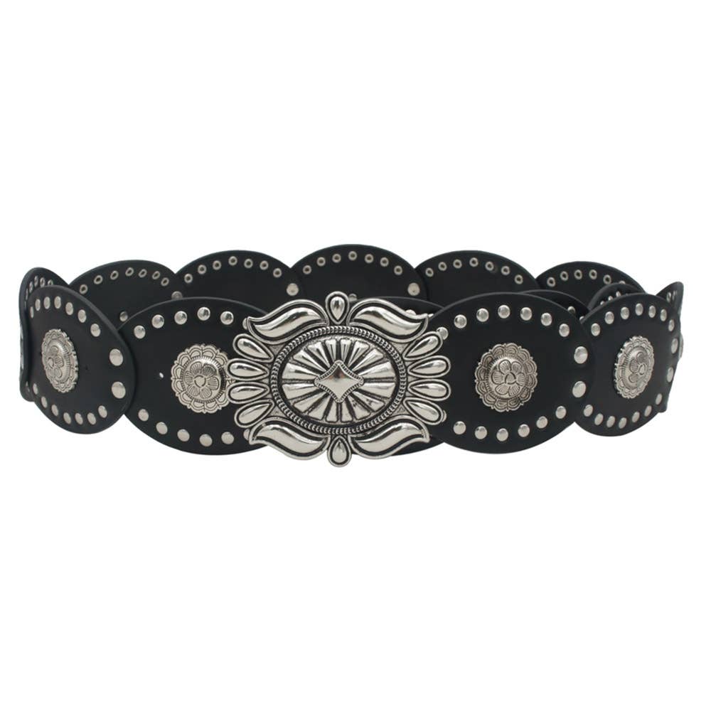Navajo Flora Concho Belt