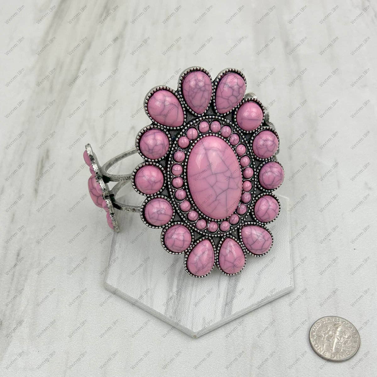 Pink Concho Cuff