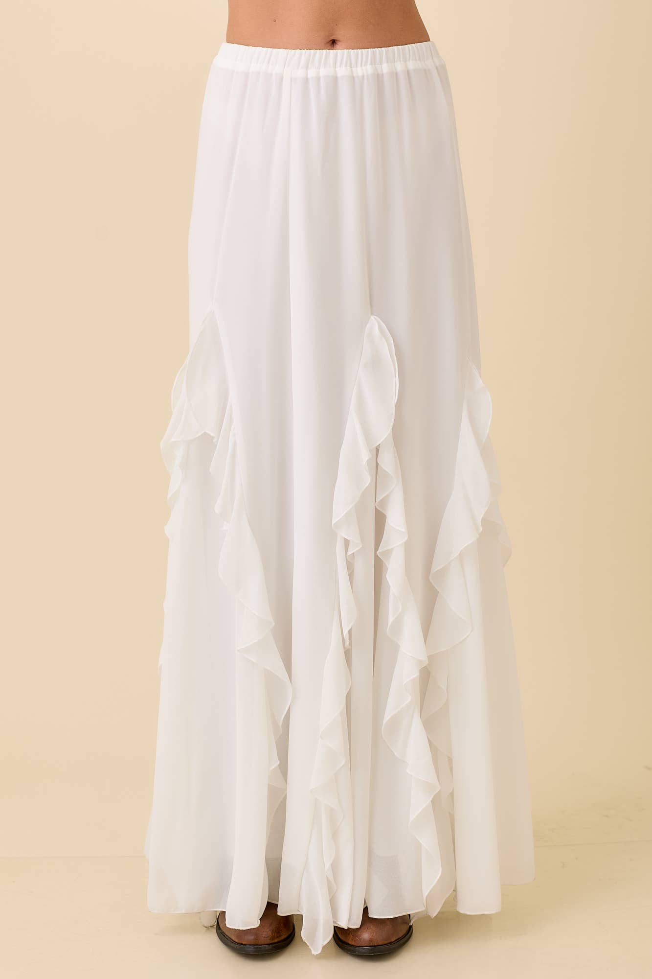Maxi Ruffle Skirt