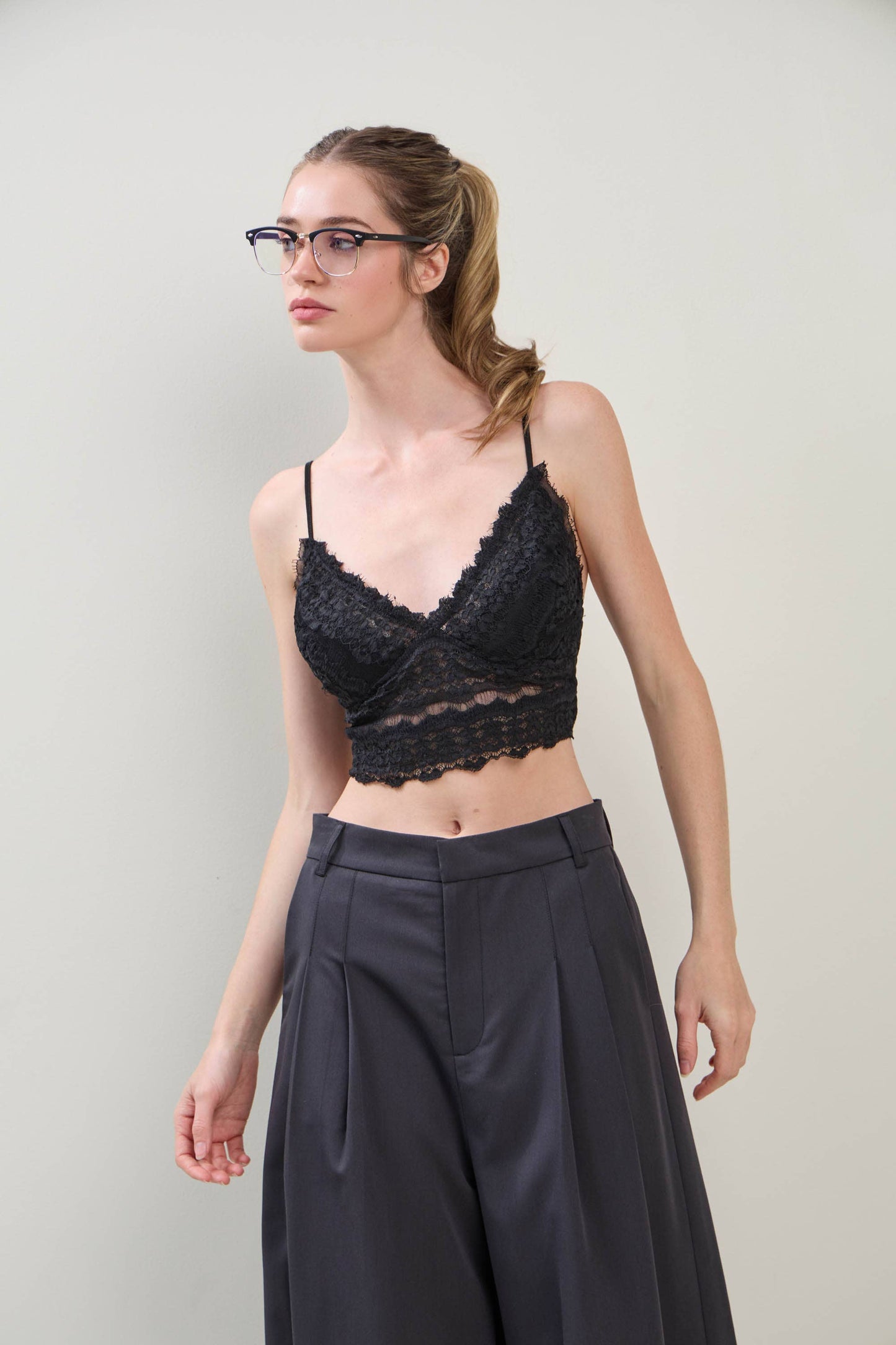 Bralette With Smocked Back
