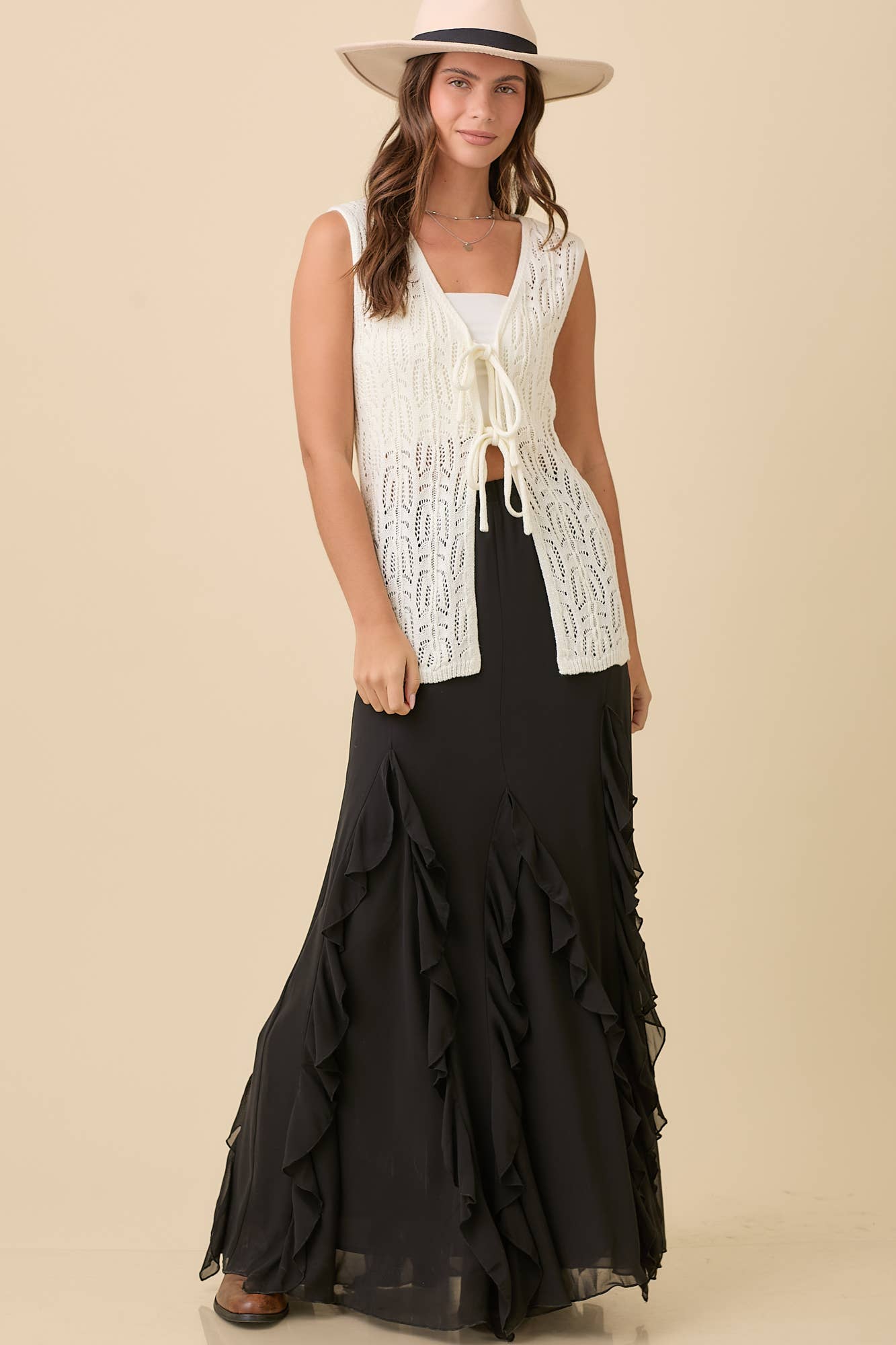 Maxi Ruffle Skirt