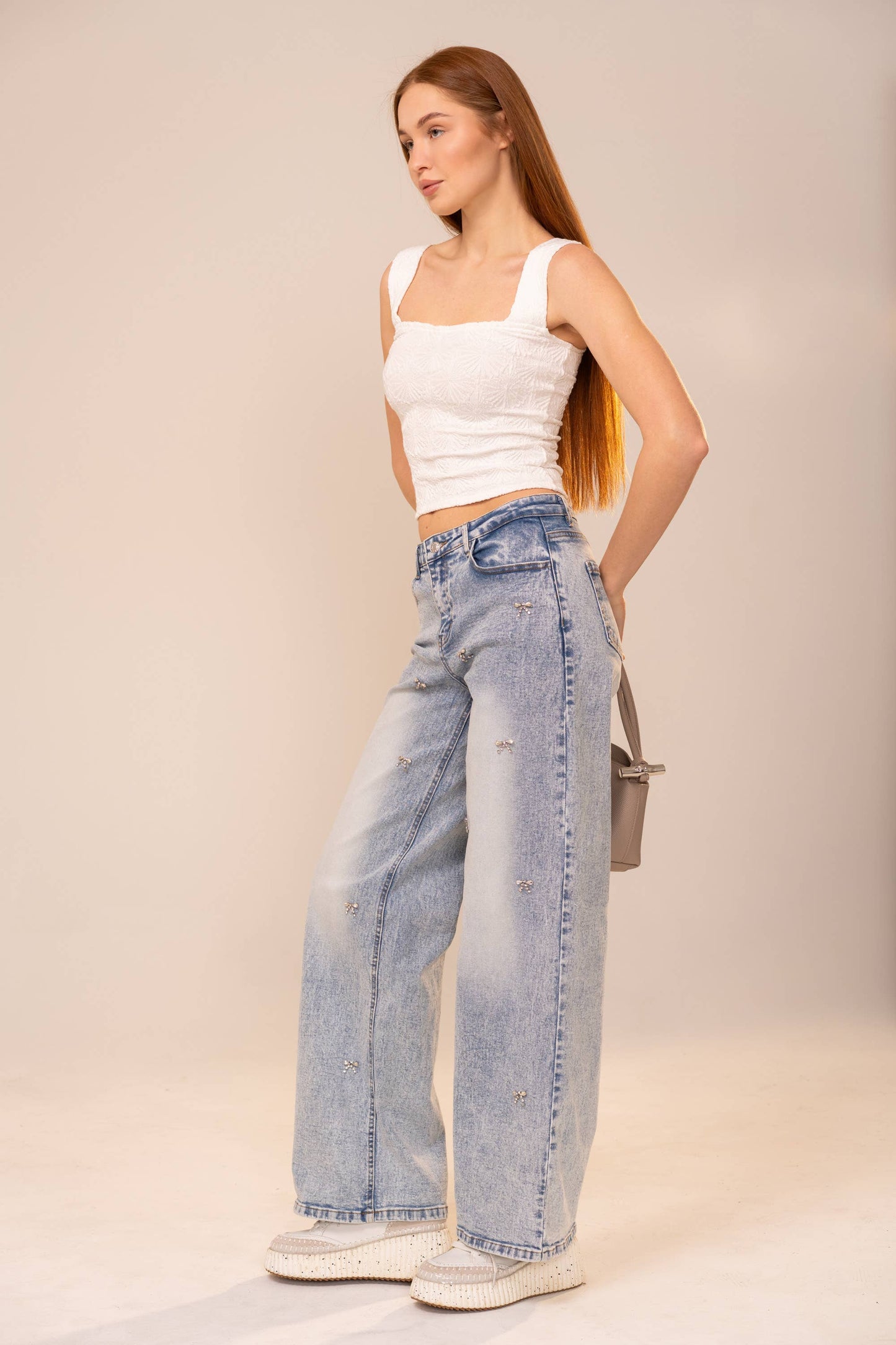 Textured Square Neck Tank